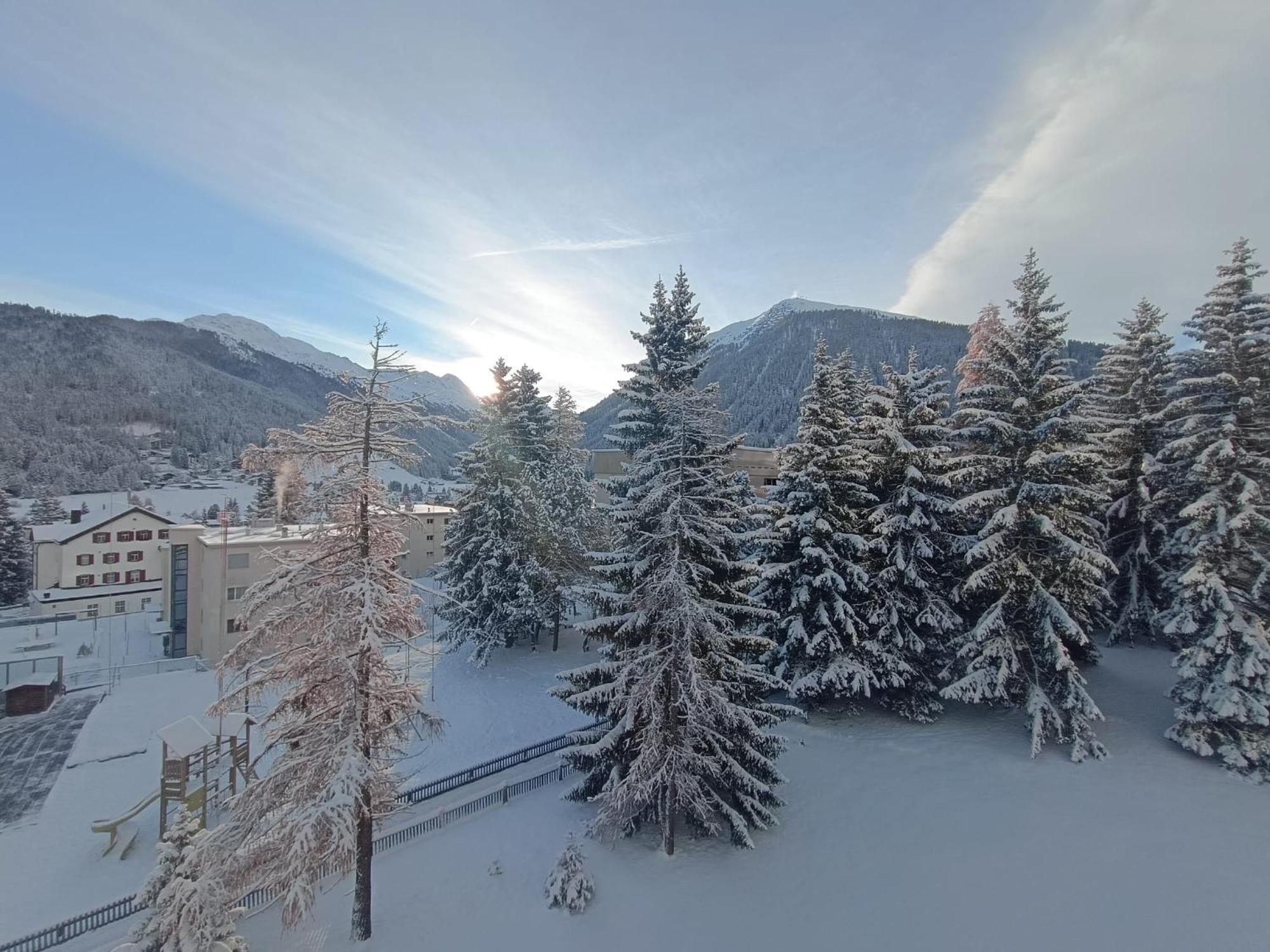 Ferienwohnung Parsenn Peaks Panorama Davos Exterior foto