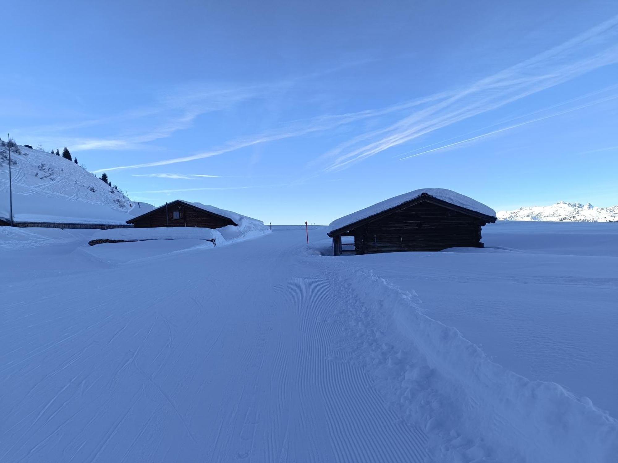 Ferienwohnung Parsenn Peaks Panorama Davos Exterior foto