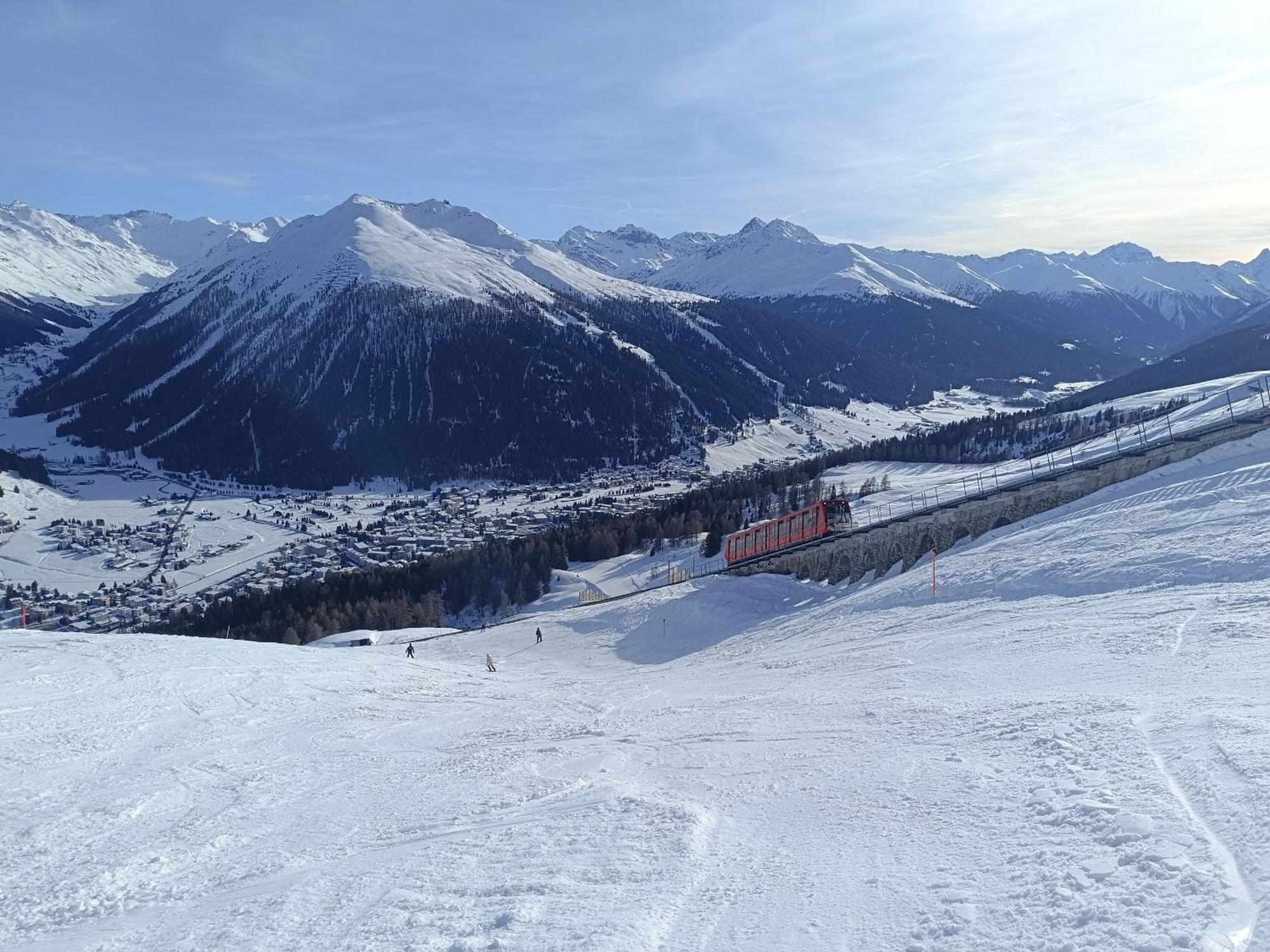 Ferienwohnung Parsenn Peaks Panorama Davos Exterior foto